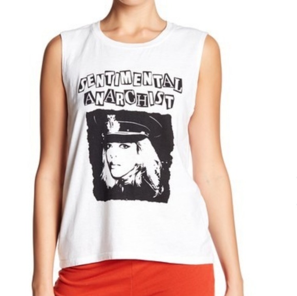Pam & Gela Tops - Pam & Gela Sentimental Anarchist sleveless tee